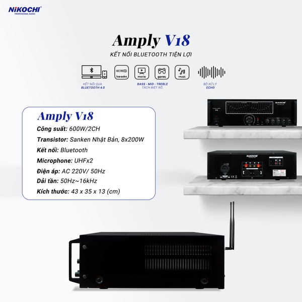 Amply nghe nhạc V18 !