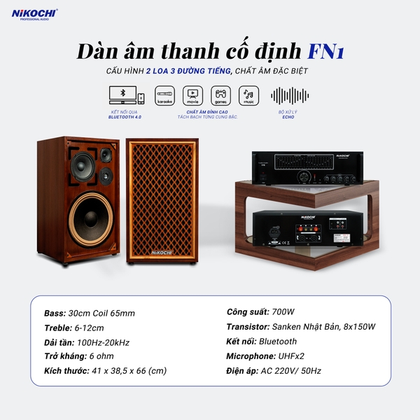 DÀN ÂM THANH CỐ ĐỊNH FN1