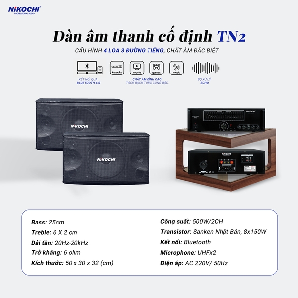 DÀN ÂM THANH CỐ ĐỊNH TN2