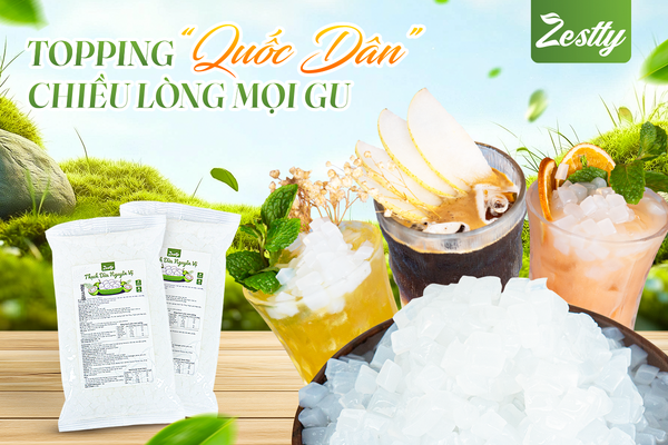 Thạch Dừa Zestty – Nguyên Liệu Pha Chế Hoàn Hảo Cho Mọi Loại Đồ Uống