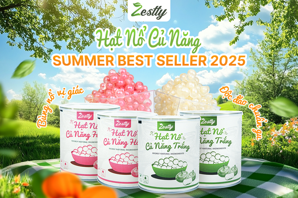 Bùng Nổ Hương Vị Mùa Hè Với Hạt Nổ Củ Năng Zestty