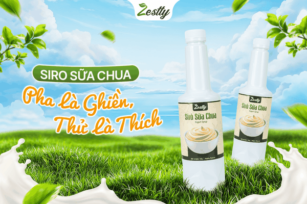 SIRO SỮA CHUA - PHA LÀ GHIỀN, THỬ LÀ THÍCH