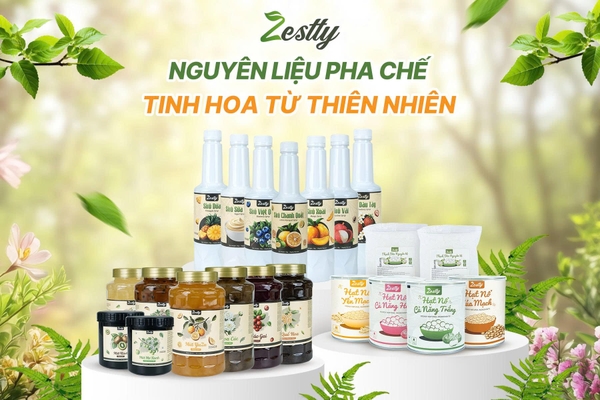 Zestty – Nguyên liệu pha chế nguyên chất, lựa chọn tinh tế cho ngành đồ uống Việt