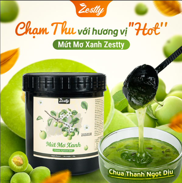 TINH HOA TỪ MỨT MƠ XANH - SÁNG TẠO BẤT TẬN TRONG LY ĐỒ UỐNG ZESTTY