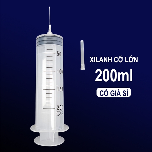 Xilanh, Ống tiêm chiết nước hoa, Xilanh y tế 1000ml, 500ml, 350ml, 300ml, 250ml, 200ml, 150ml, 100ml, 80ml, 60ml - XL