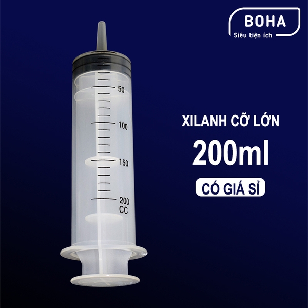 Xilanh 200ml, ống tiêm 200cc, xilanh cỡ lớn - XL200