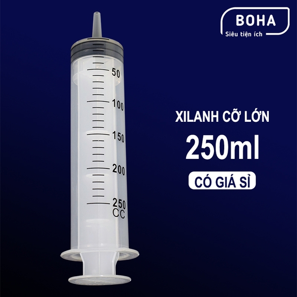 Ống tiêm 250ml, xilanh 250ml, ống tiêm to - XL250