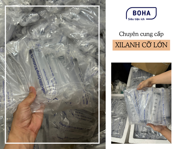 Ống tiêm 250ml, xilanh 250ml, ống tiêm to - XL250