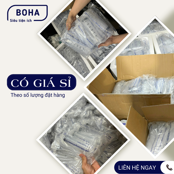 Xilanh, Ống tiêm chiết nước hoa, Xilanh y tế 1000ml, 500ml, 350ml, 300ml, 250ml, 200ml, 150ml, 100ml, 80ml, 60ml - XL