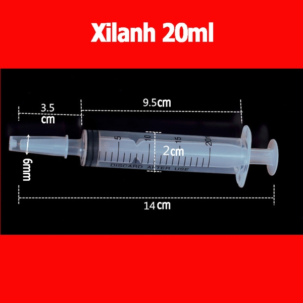 Xilanh, Ống tiêm chiết nước hoa, Xilanh y tế 1000ml, 500ml, 350ml, 300ml, 250ml, 200ml, 150ml, 100ml, 80ml, 60ml - XL