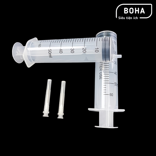 Xilanh 60ml kèm kim tiêm, ống tiêm 60cc kèm kim - XL602
