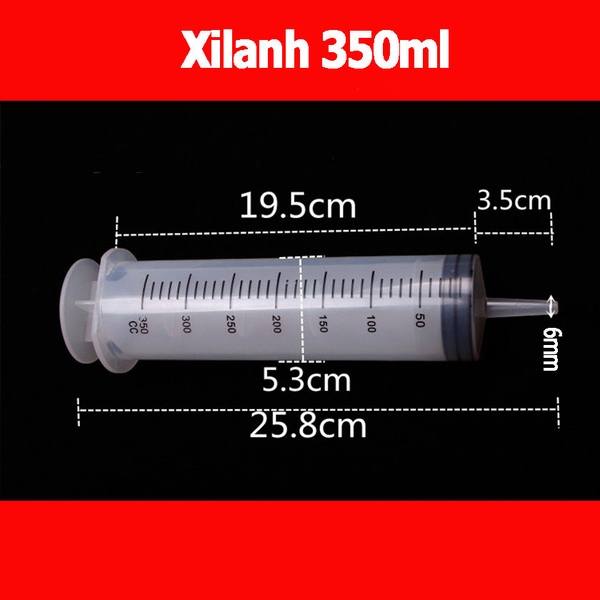 Xilanh 350ml, ống tiêm 350cc, xilanh cỡ lớn - XL350