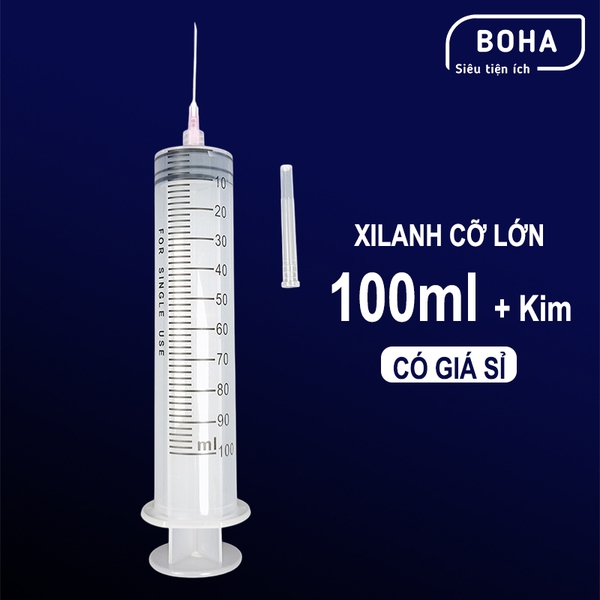 Xilanh, Ống tiêm chiết nước hoa, Xilanh y tế 1000ml, 500ml, 350ml, 300ml, 250ml, 200ml, 150ml, 100ml, 80ml, 60ml - XL