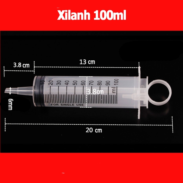 Xilanh, Ống tiêm chiết nước hoa, Xilanh y tế 1000ml, 500ml, 350ml, 300ml, 250ml, 200ml, 150ml, 100ml, 80ml, 60ml - XL