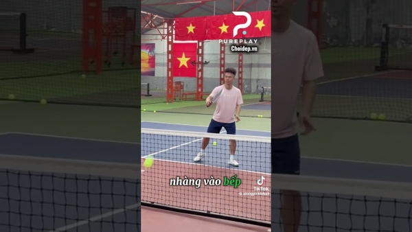 Tập xử lí cú drop khó  với máy bắn bóng PUSUN PP SMART PRO