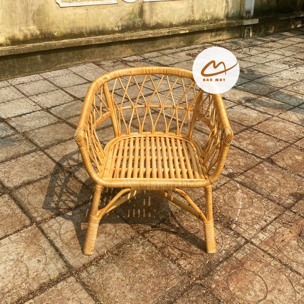 Bộ bàn ghế mây thật (2 ghế 1 bàn)