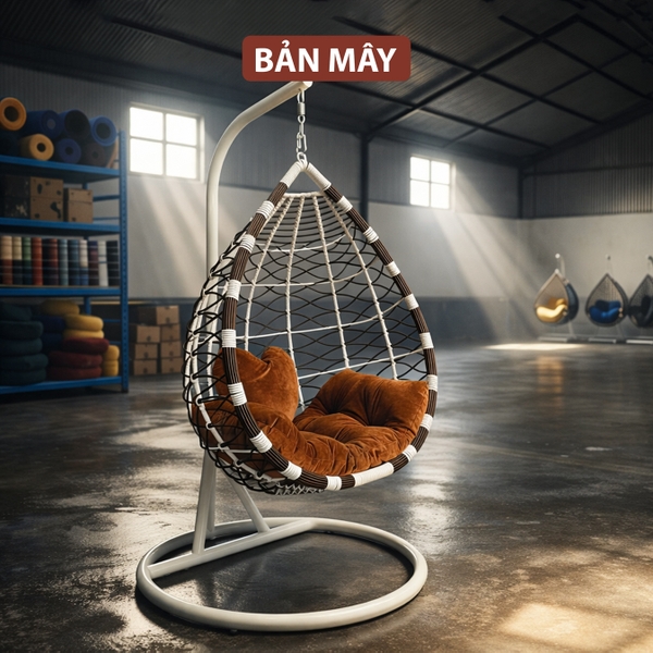 Xích Đu Sân Vườn Giọt Nước – Ban Công Nhỏ Vẫn Có Góc Ngồi Thư Giãn