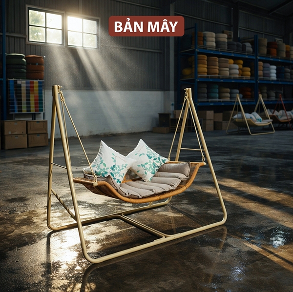 Xích Đu Thư Giãn Cánh Én – Không Gian Nghỉ Ngơi Thoải Mái Cho Gia Đình