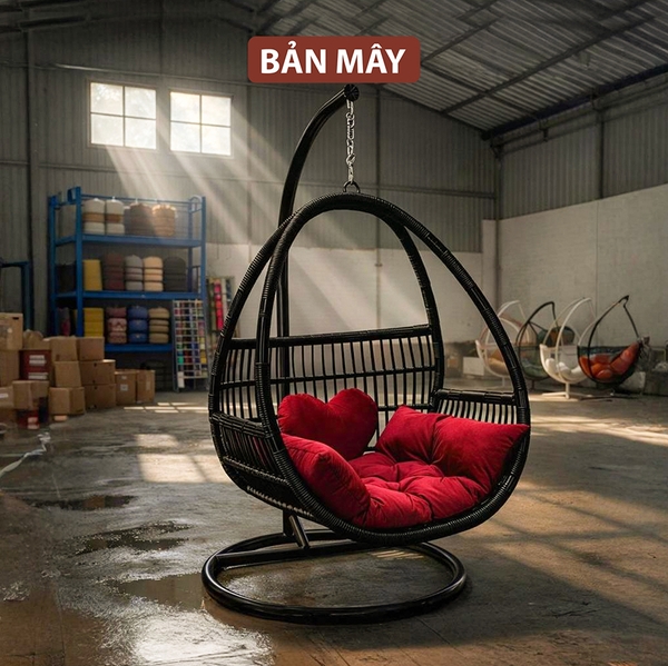 Xích Đu Ngoài Trời Trứng Khủng Long – Bền Hơn Mây Tự Nhiên, Giá Tối Ưu Hơn Một Nửa