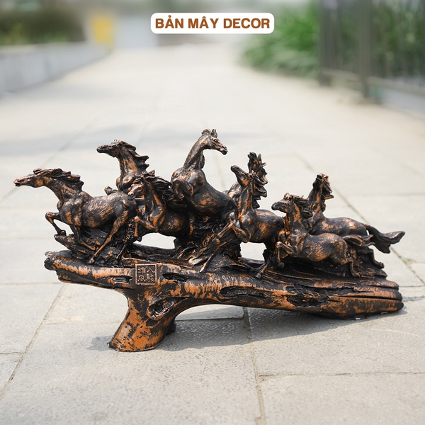 Tượng Mã Đáo Thành Công Màu Đồng