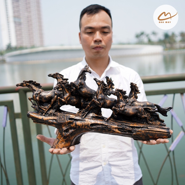 Tượng Mã Đáo Thành Công Màu Đồng