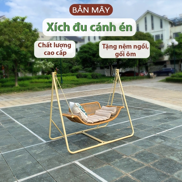 Xích đu cánh én hình chữ A