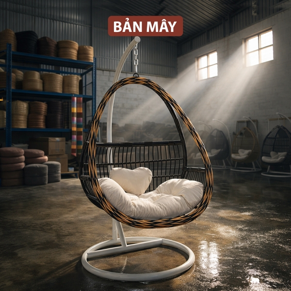 Xích Đu Đẹp Phượng Hoàng Đơn Phối Màu – Cá Nhân Hóa Không Gian Theo Gu Riêng