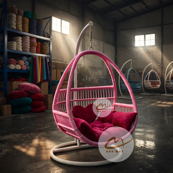 Xích Đu Thư Giãn Phượng Hoàng Đơn – Khi Ban Công Trở Thành Góc Chill Riêng