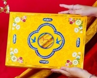 VỎ HỘP HERMES VÀNG + TÚI CAO CẤP ÉP KIM VÀNG 24K