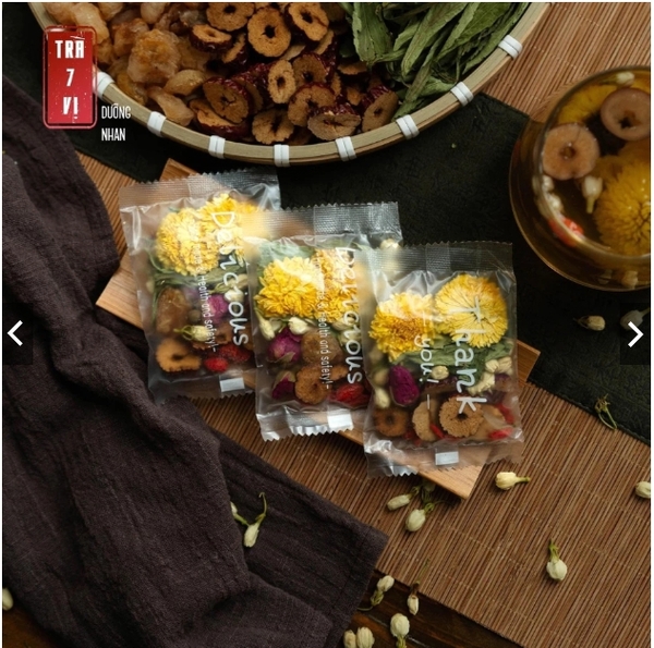 TRÀ HOA THẢO MỘC CÚC CHI - LONG NHÃN