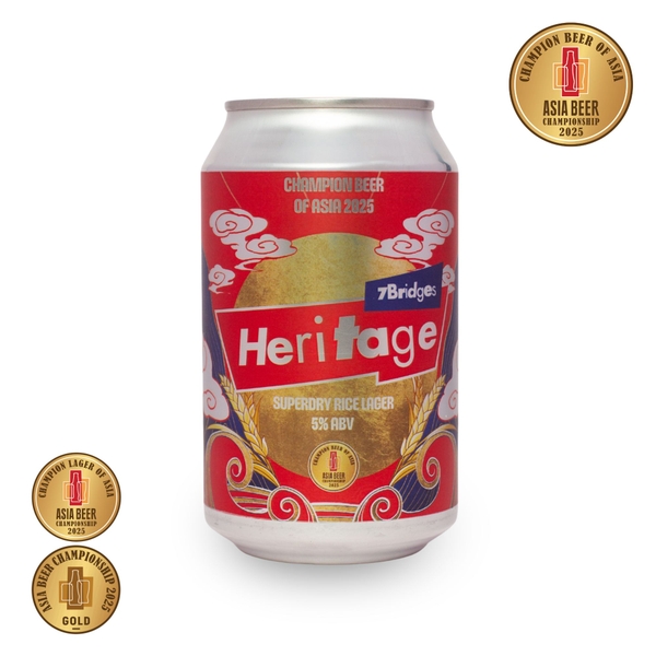 Bia thủ công 7 Bridges Heritage Superdry 330ml