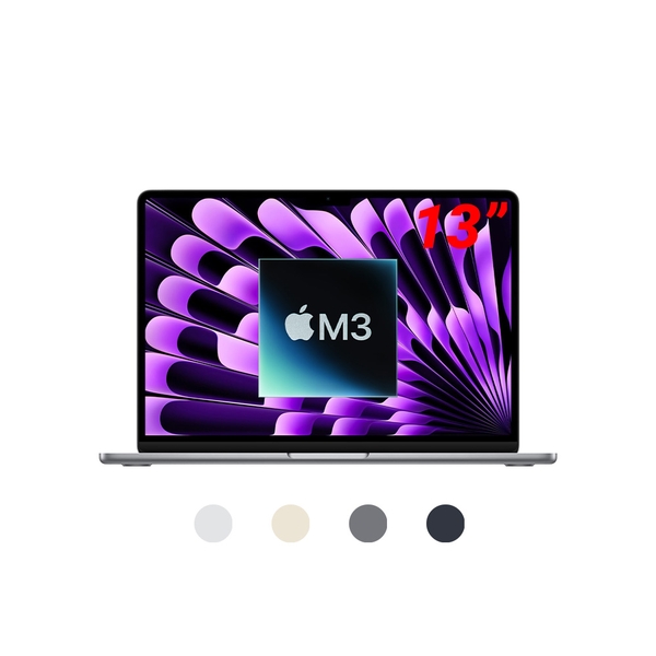MacBook Air 13 inch M3 (8 CPU, 8 GPU) 2024 - New