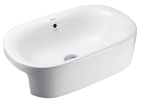 Chậu Lavabo bán âm bàn JOMOO 12707-1/01Z-I011