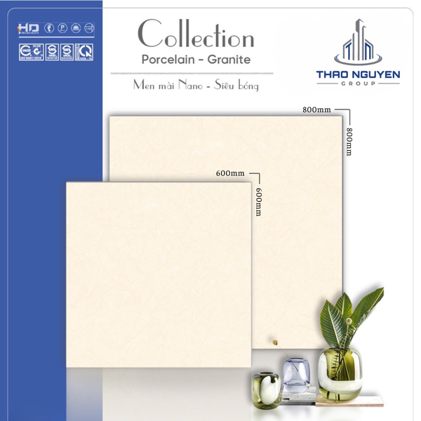 Gạch lát 80x80 RedStar siêu bóng Porcelain RTP88.8910