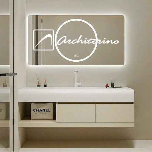 Gương Soi Nhà Tắm Có Đèn Led Cao Cấp Architorino ALDC70140-3MH