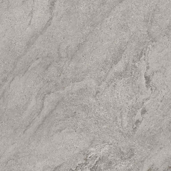 Gạch Ấn Độ 600x600 men Matt Porcelain ROCKFLAME GRIS