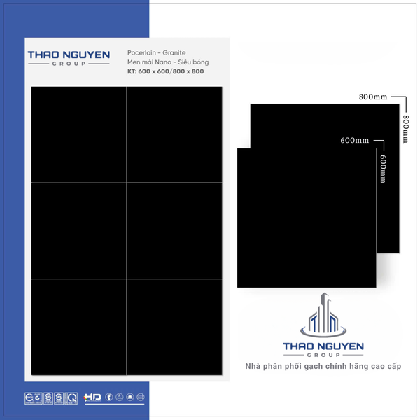 Gạch lát 60x60 RedStar siêu bóng Porcelain RTP66.6989