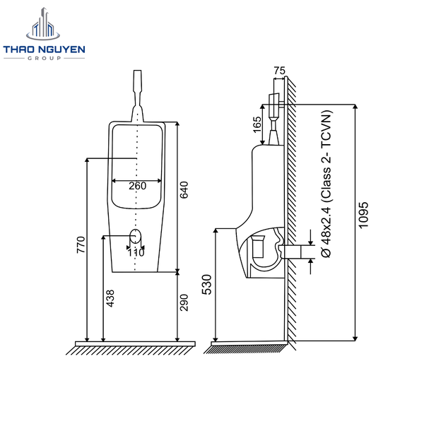 Tiểu Nam Treo Tường JOPA JP7-03