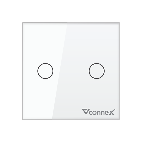 Công tắc thông minh 2 kênh không viền Vconnex VCN-WS02