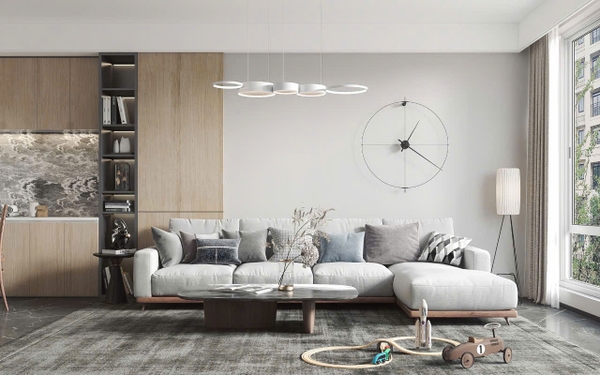 Trang trí phòng khách - Phong cách Luxury mẫu số 18