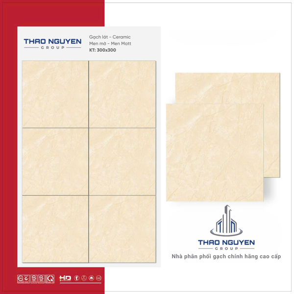 Gạch lát 30x30 RedStar men Matt Ceramic REC33.4808