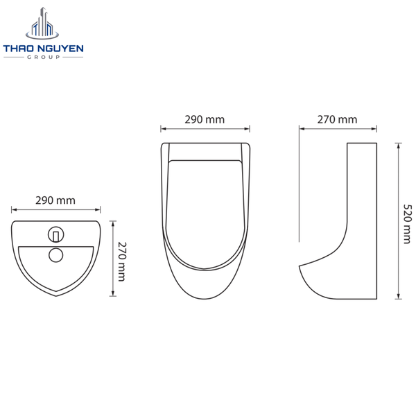 Tiểu Nam Treo Tường JOPA JP3-505