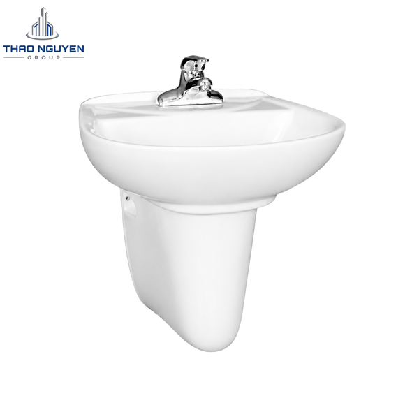 Chậu Lavabo Treo Tường OSETER OS1-224 Kèm Chân Treo OS2-501