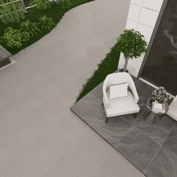 Gạch Ấn Độ 600x600 men Matt Porcelain MUD