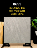 Gạch Men Matt Trung Quốc Trắng Khói 80x80 8650