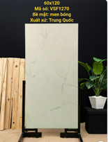 Gạch Men Bóng 60x120 Trung Quốc Trắng Khói Vân CCFF1270
