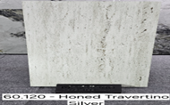 Gạch Men Matt Carving 60x120 Ấn Độ Honed Travertino Silver