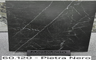 Gạch Men Matt Carving 60x120 Ấn Độ Pietra Nero