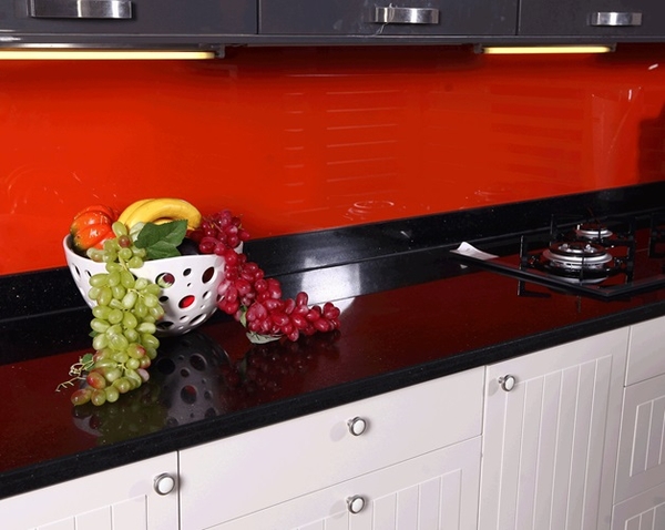 Đá Nhân Tạo Gốc Thạch Anh Vicostone | BC1000 – Sparkling Black