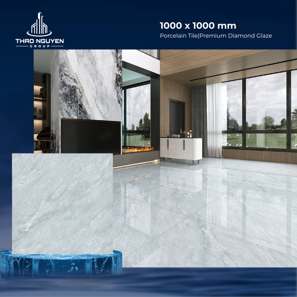 Gạch lát 1000x1000 CMC men kim cương Granite RPD11024S5